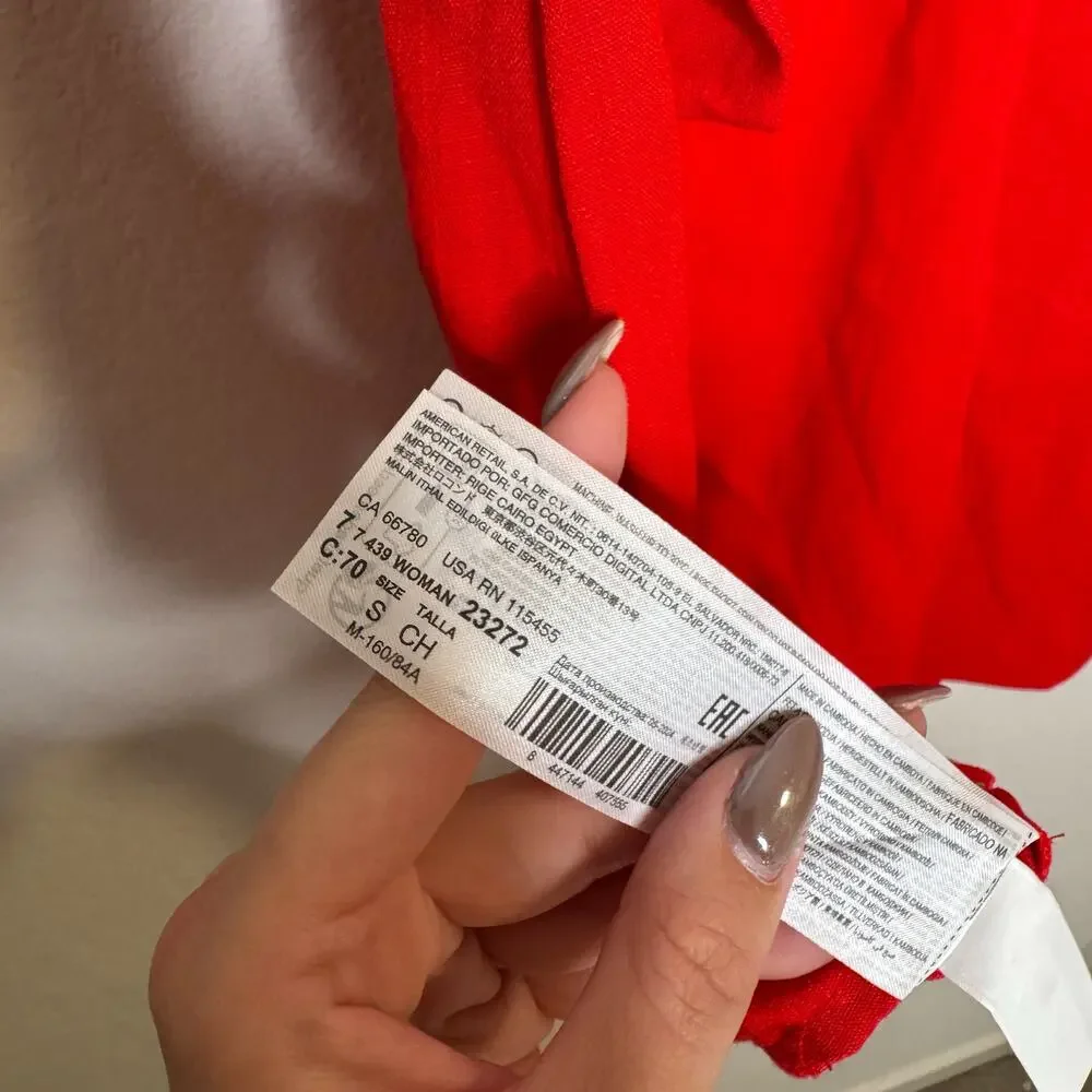 Mango Red Mini‎ Dress